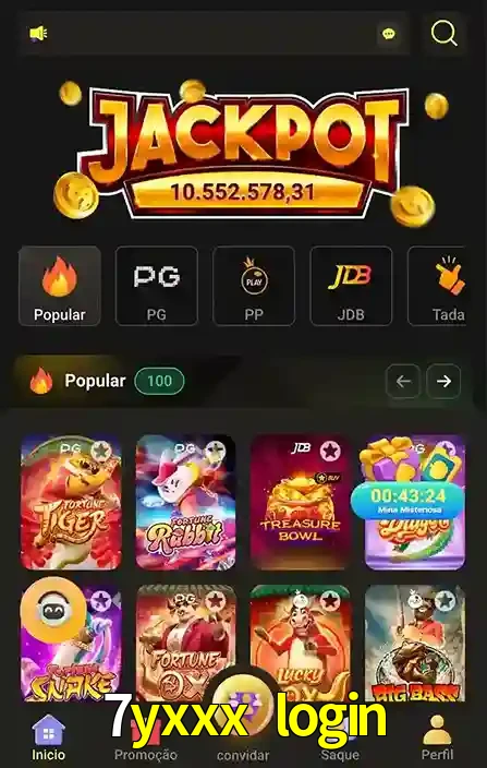 Promoções Especiais no 7yxxx login App
